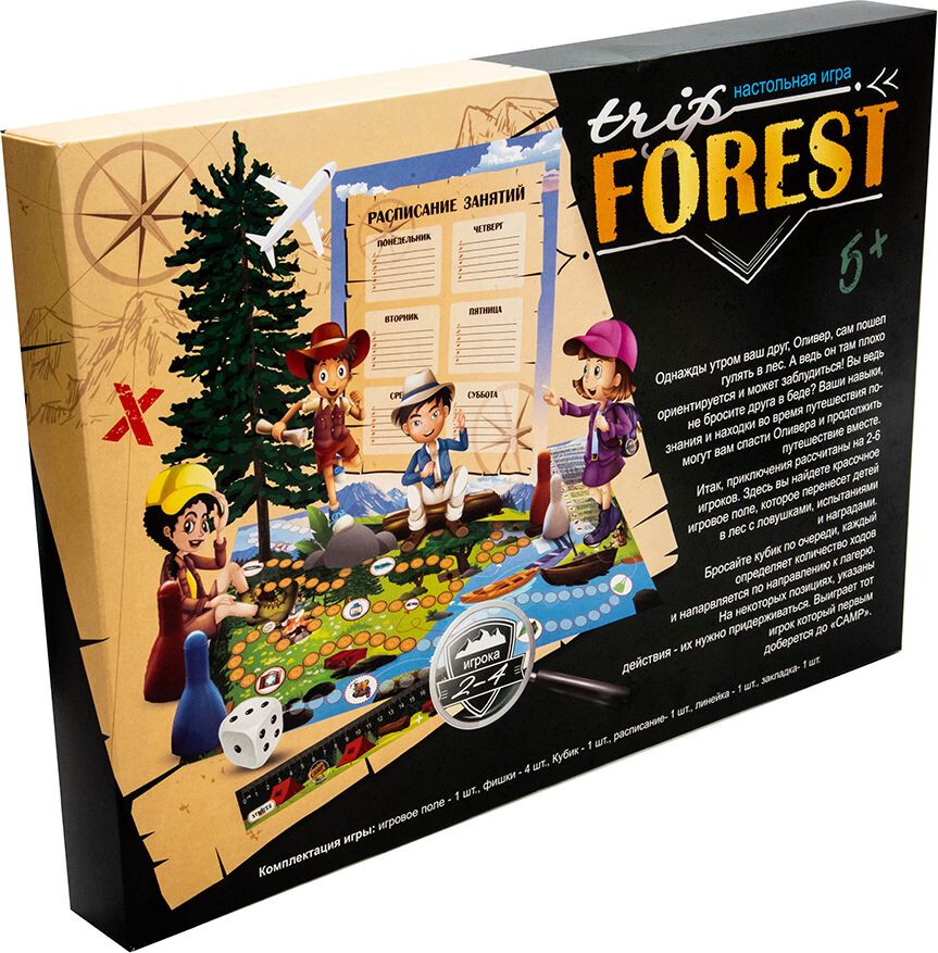 Игра настольная "Trip Forest" (рус) 30553, ТМ "Strateg" 2