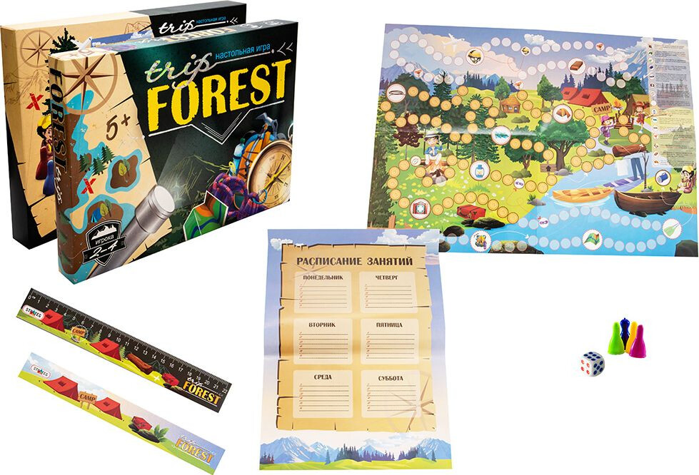Игра настольная "Trip Forest" (рус) 30553, ТМ "Strateg" 3