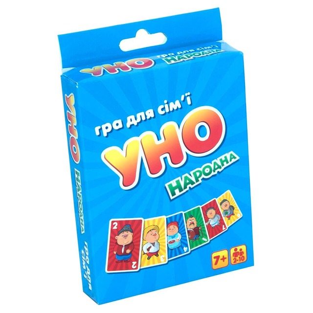 Игра настольная карточная "УНА народная" (укр) 7014, ТМ "Strateg"