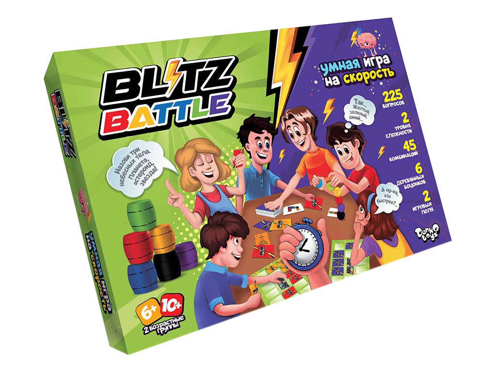 Гра настільна розважальна "Blitz Battle" рос. (10), G-BIB-01-01