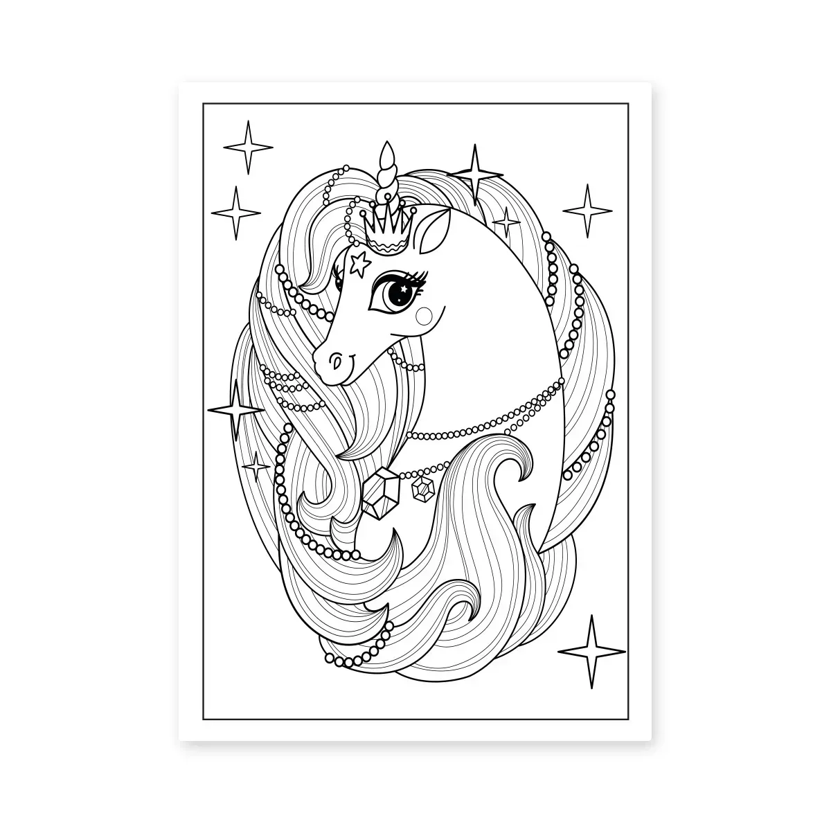 Раскраска А4 1В "Unicorn 2" 12 стр., 742805 2