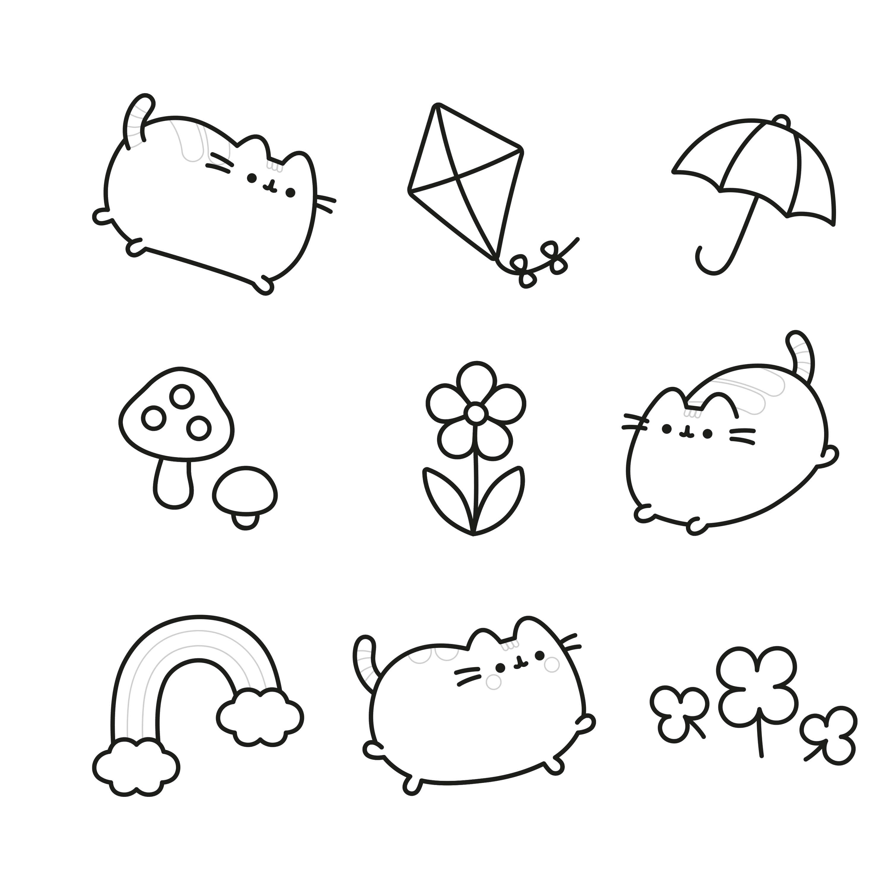 Розмальовка "Pusheen. Наймиліша розмальовка. Розфарбовуй і грай. Белтон Кл." (у) (2835) 4