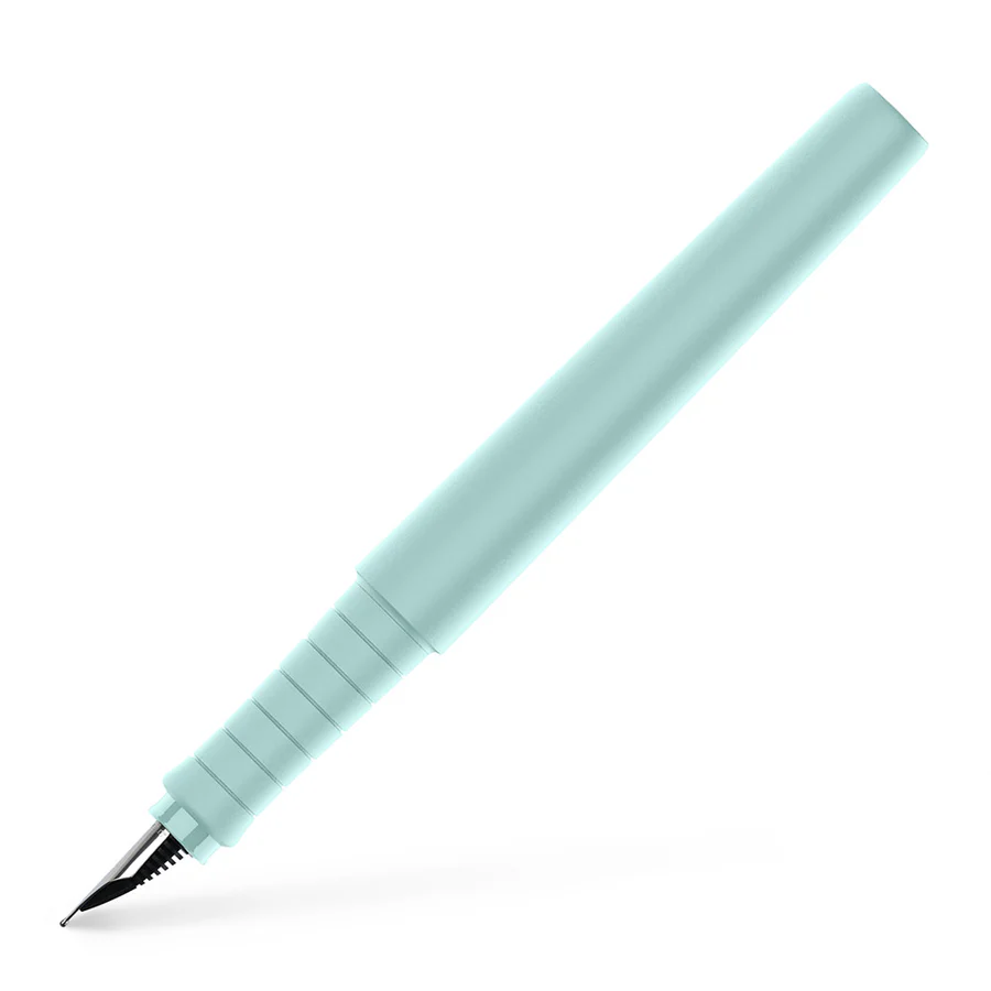 Ручка пір’яна Poly Pen F Caribic Blue, 241011 Faber-Castell