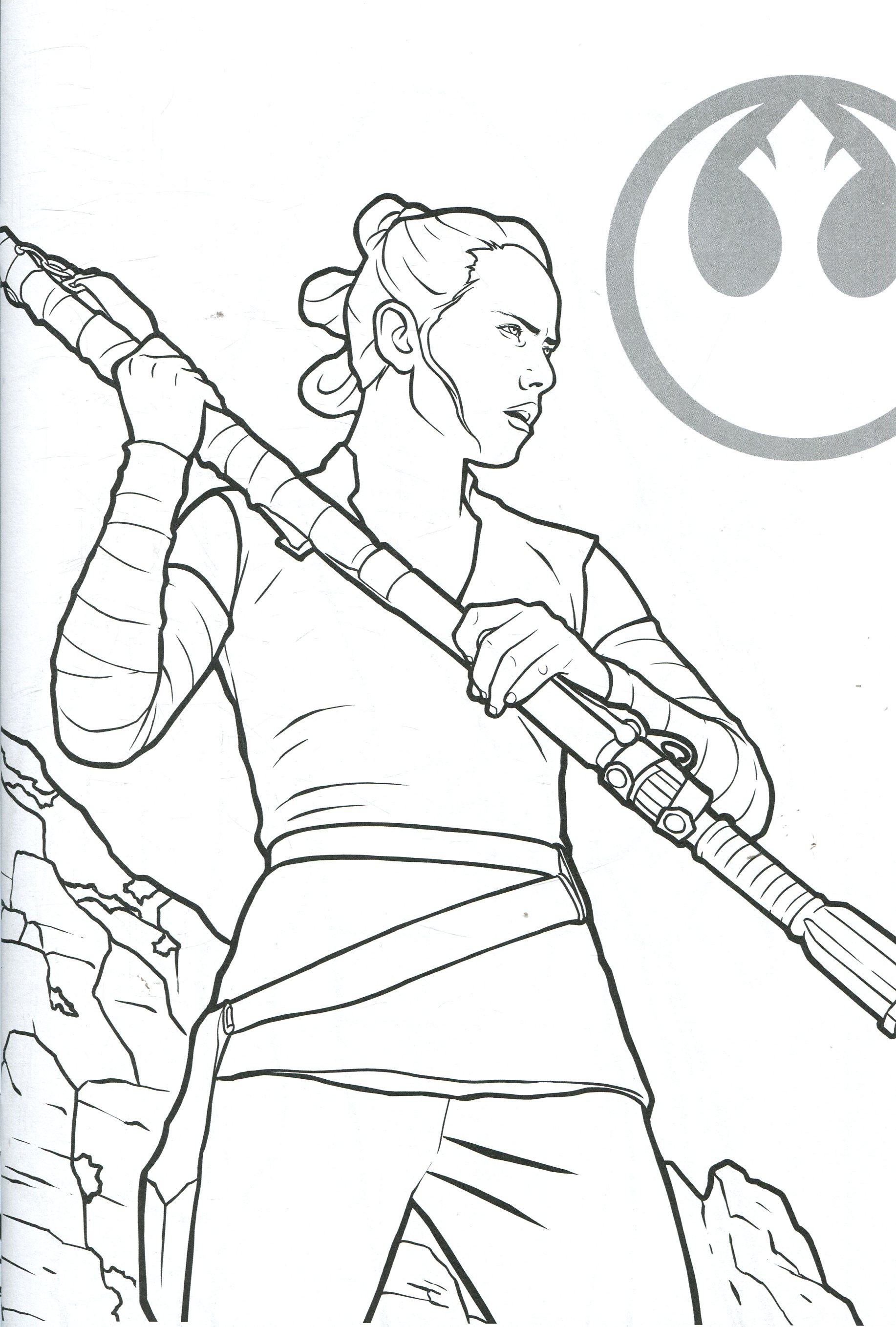 Раскраска "Звездные войны. Последний дождей" 2