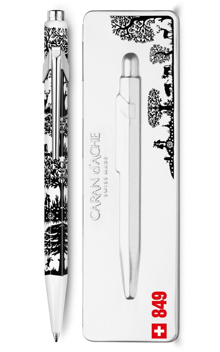 Ручка Caran d’Ache 849 Totally Swiss Ліс+box, 849.754 1