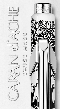 Ручка Caran d’Ache 849 Totally Swiss Ліс+box, 849.754 3