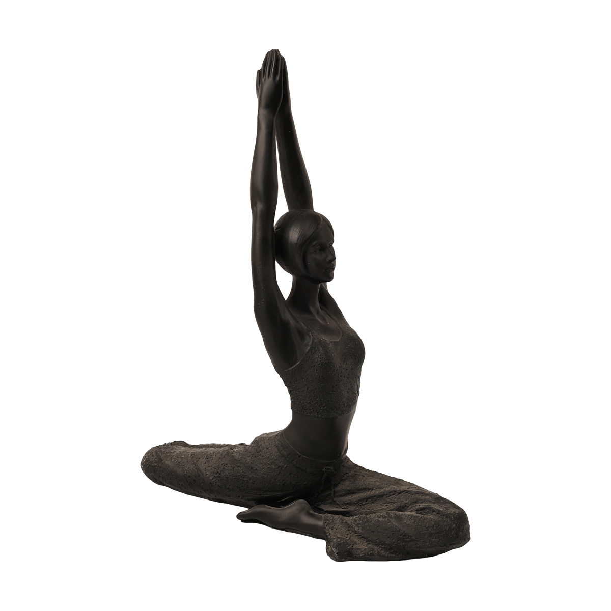 Статуетка декоративна полістоун Жінка "Marysa" h=40 см, чорний (2 види), 2020275 1