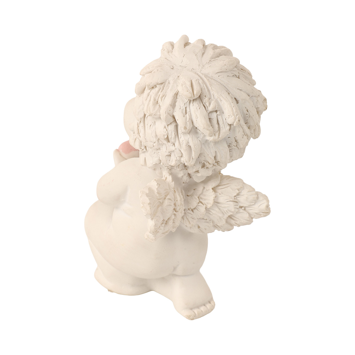 Прикраса новорічна Янголятко-амур "Igor" h=11 см на колінках, біло-рожевий (в асорт.), 82370 Lang 2