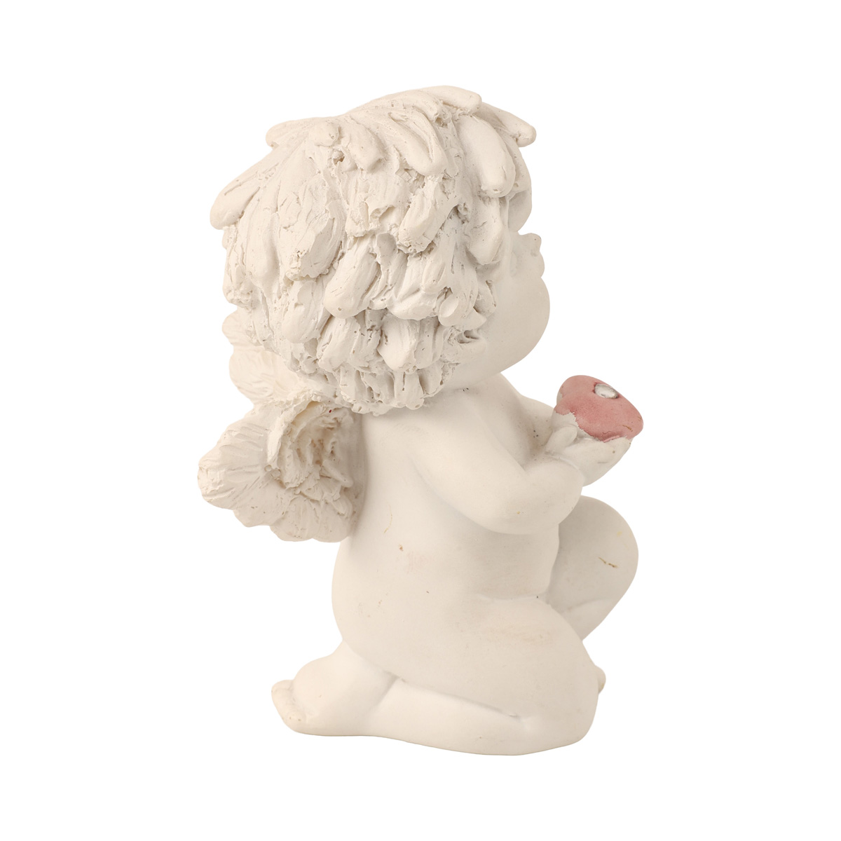 Прикраса новорічна Янголятко-амур "Igor" h=11 см на колінках, біло-рожевий (в асорт.), 82370 Lang 5