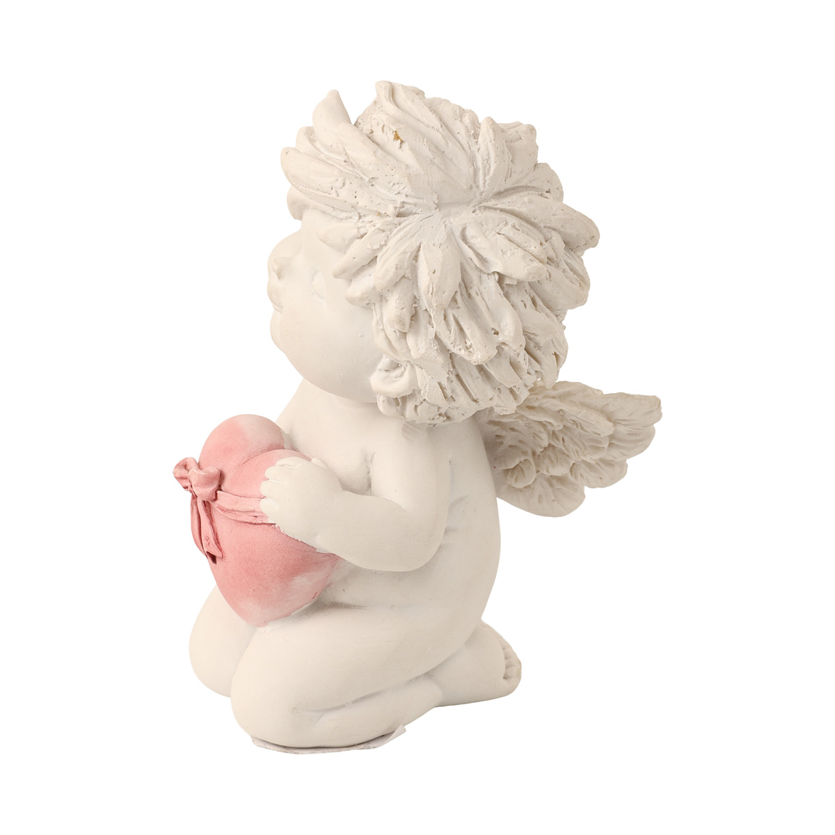 Прикраса новорічна Янголятко-амур "Igor" h=11 см на колінках, біло-рожевий (в асорт.), 82370 Lang 4