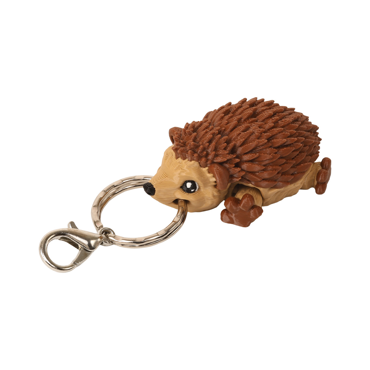 Кинематический 3D брелок Ёжик