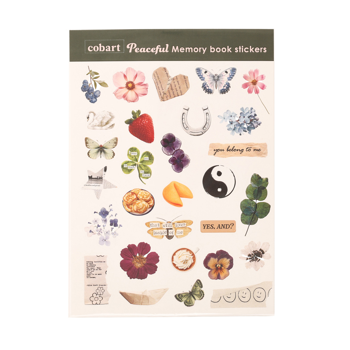 Стікери для альбомів А5 "Peaceful", СS-VS-056, Cobart