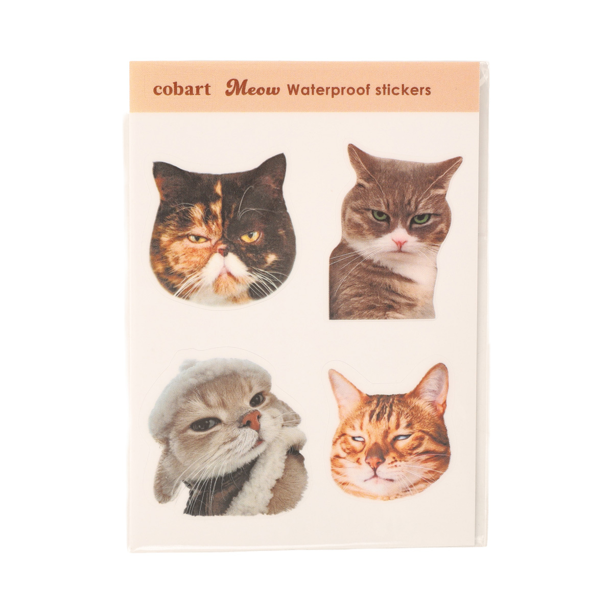 Стікерпак 2D А7 "Meow" Cobart, СS-VS-060