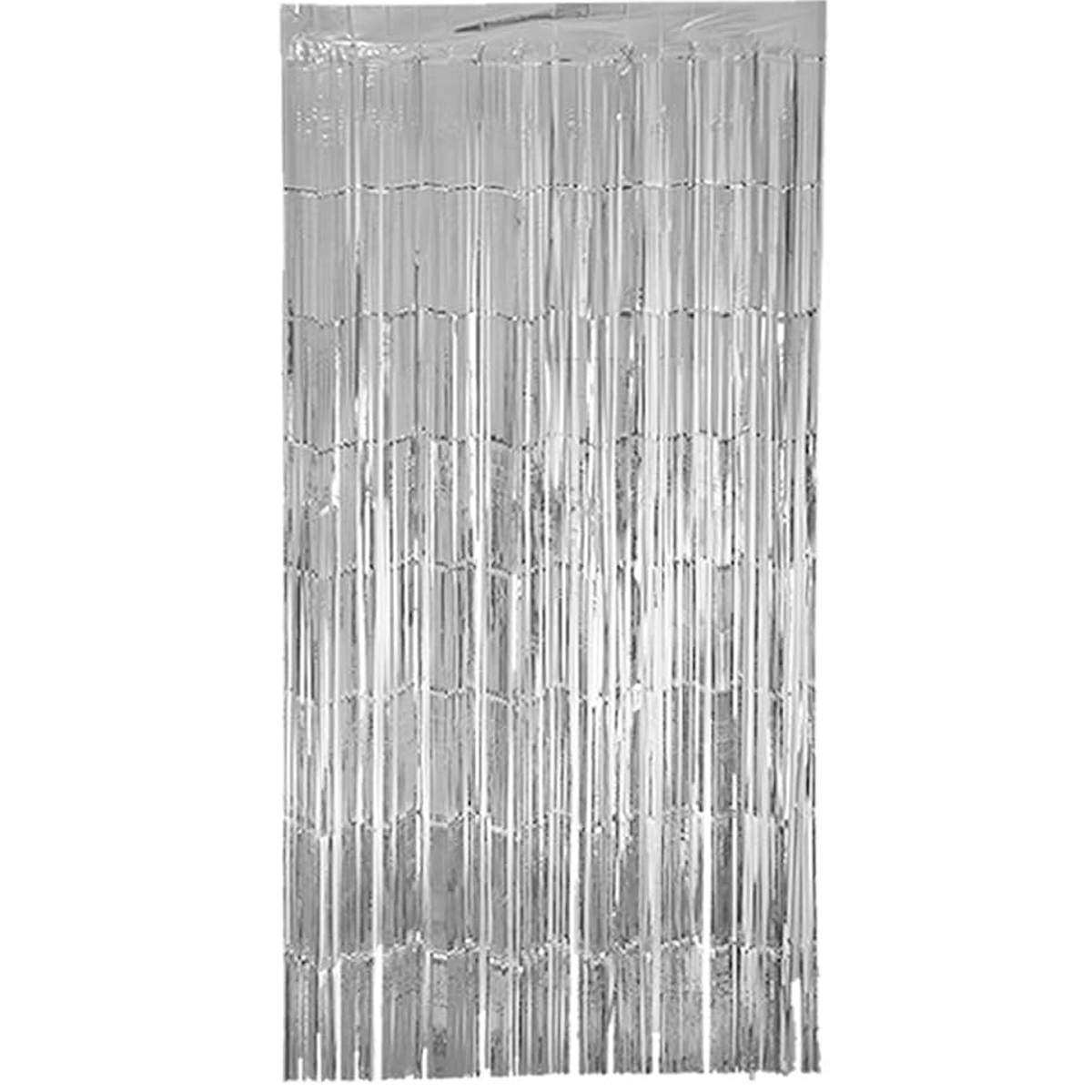 Декор фольг серебристый 1*2 м, 3501-3434