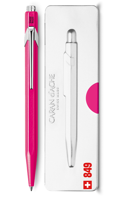 Ручка Caran d’Ache 849 Pop Line Fluo Пурпурна+box, 849.590 1