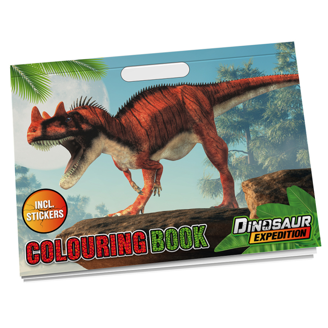 Розмальовка зі стікерами Dinosaur Expedition, 961028