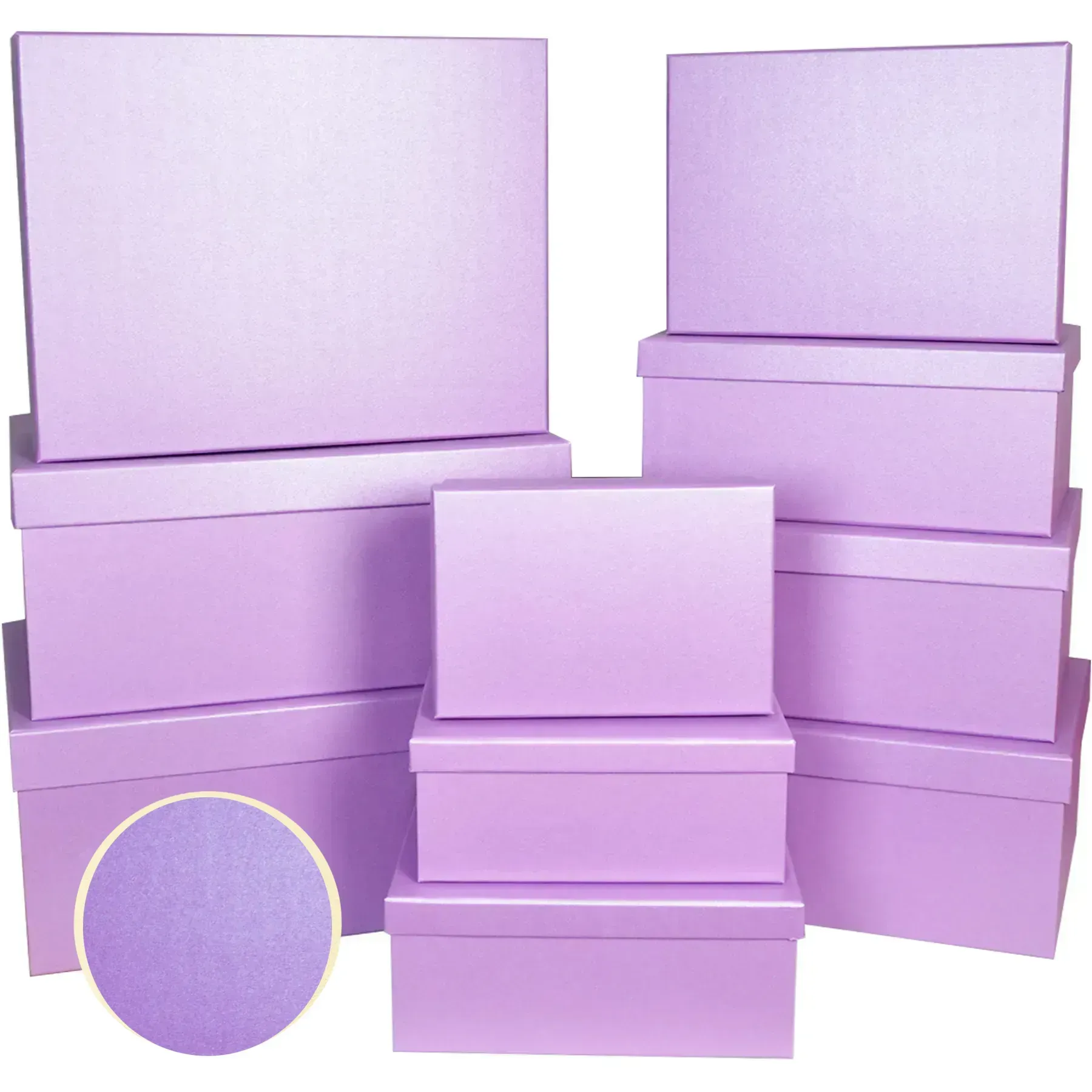 Подарункова коробка прямокутна, "Лавандова ніжність", 19*13*7,5 см, 1110284611 1