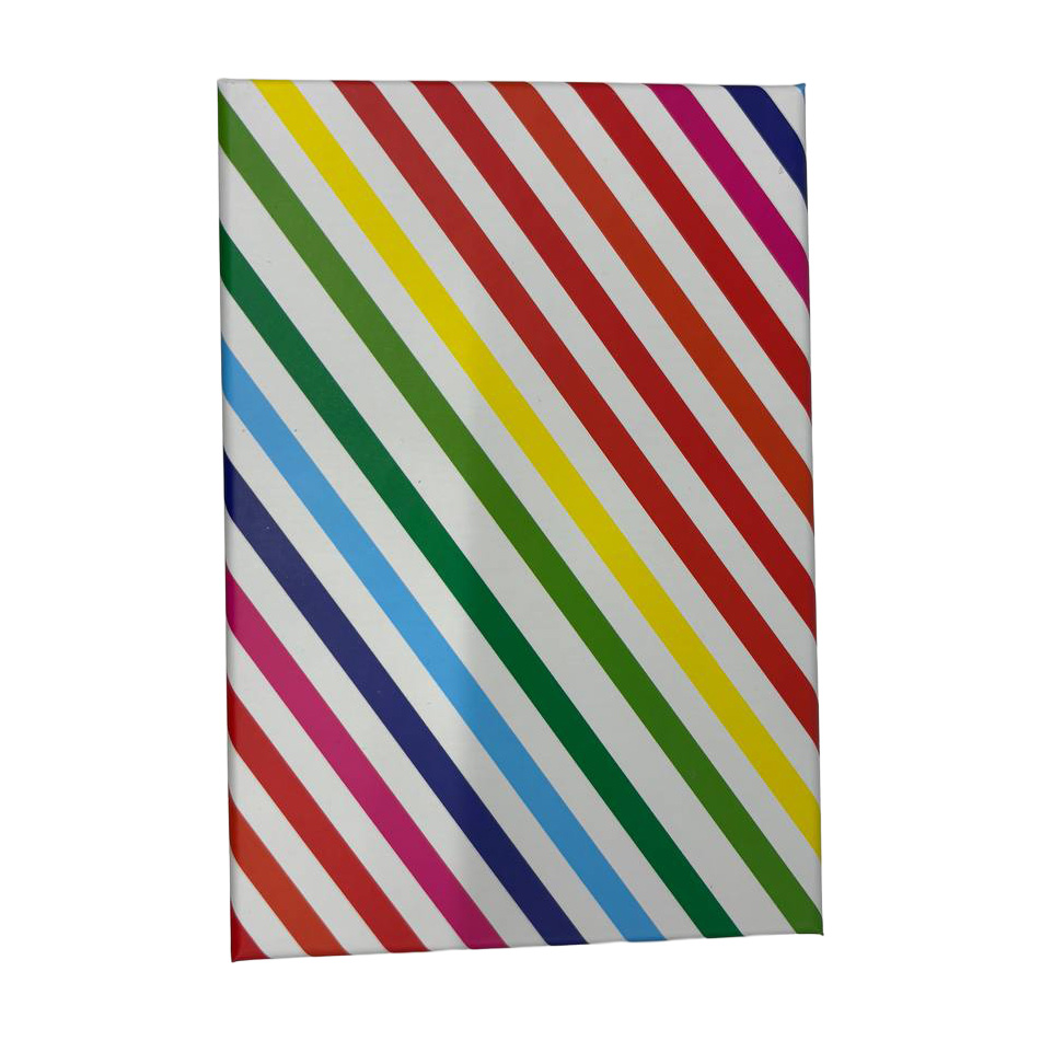 Подарункова коробка прямокутна, "Різнокольорова смужка", 19*13*7,5 см, 1110287501 1