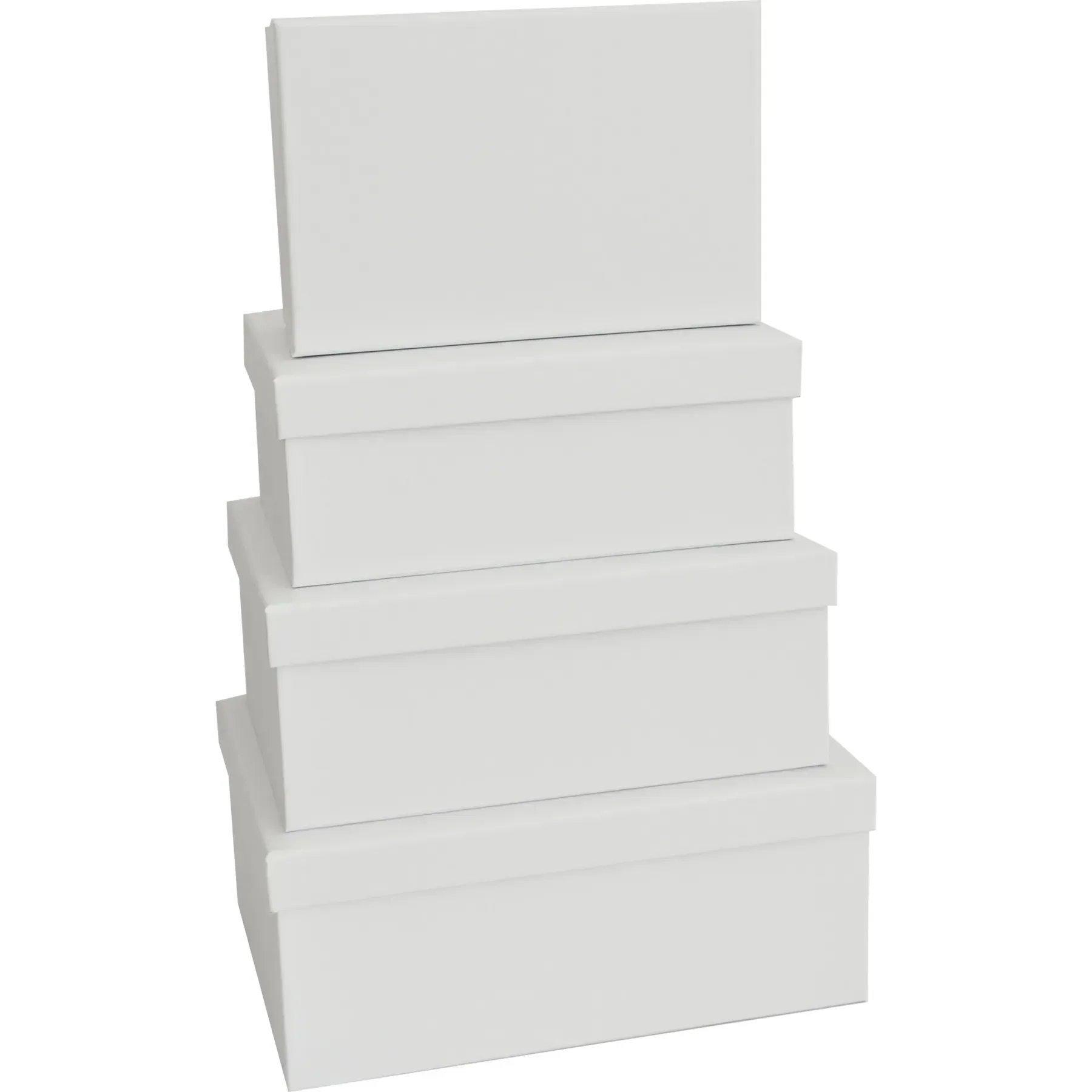 Подарункова коробка прямокутна, біла, 25*18*10,5 см, 100441274