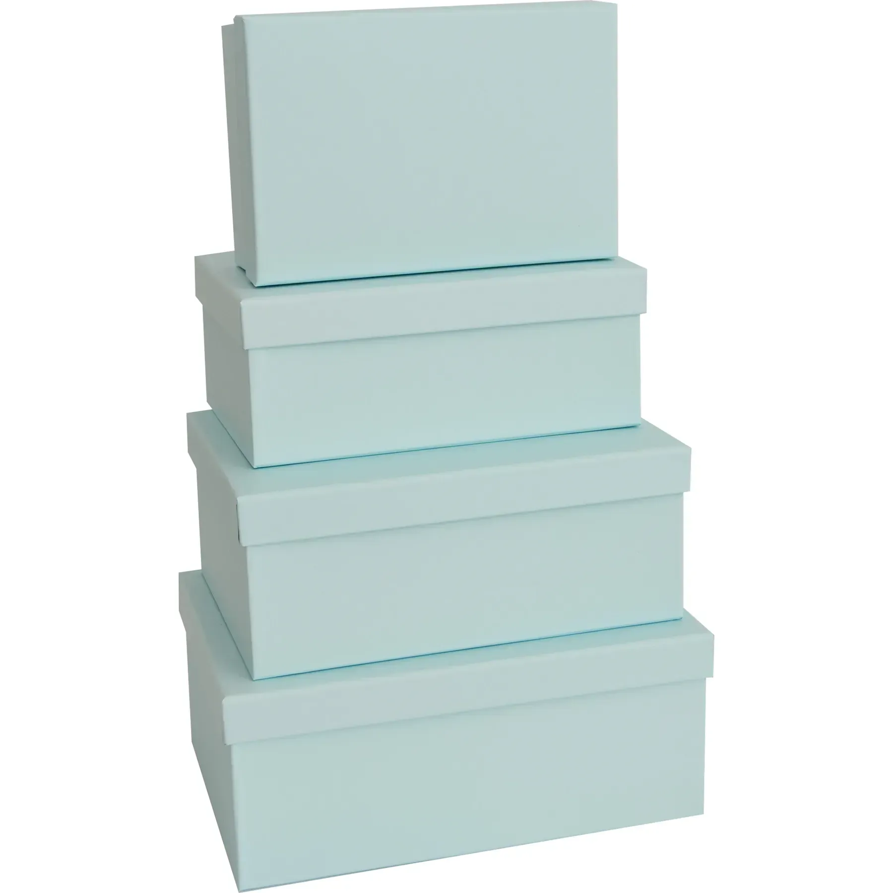 Подарункова коробка прямокутна, світло-блакитна, 25*18*10,5 см, 100441344