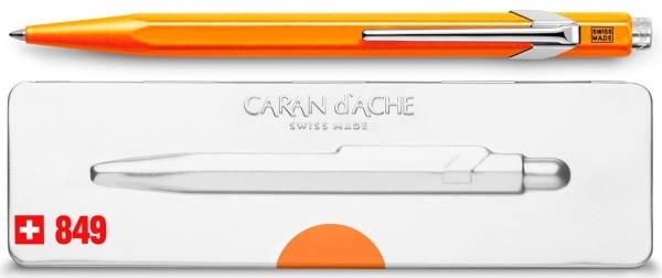 Ручка Caran d’Ache 849 Pop Line Fluo Помаранчева+box, 849.530 4