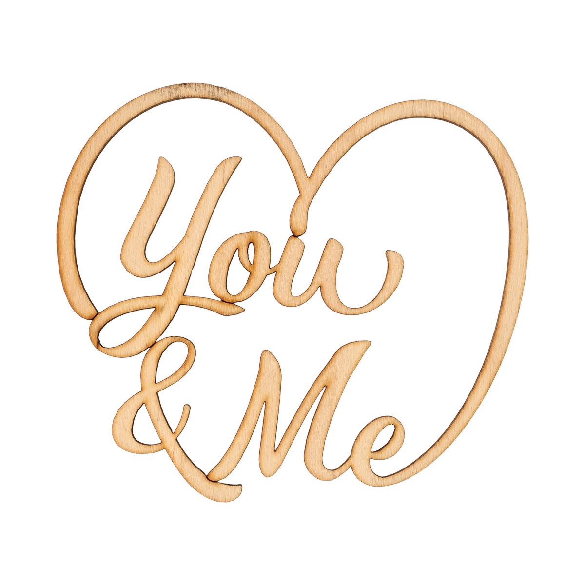 Заготівка дерев’яна "You and me-2" велика, VD037-1