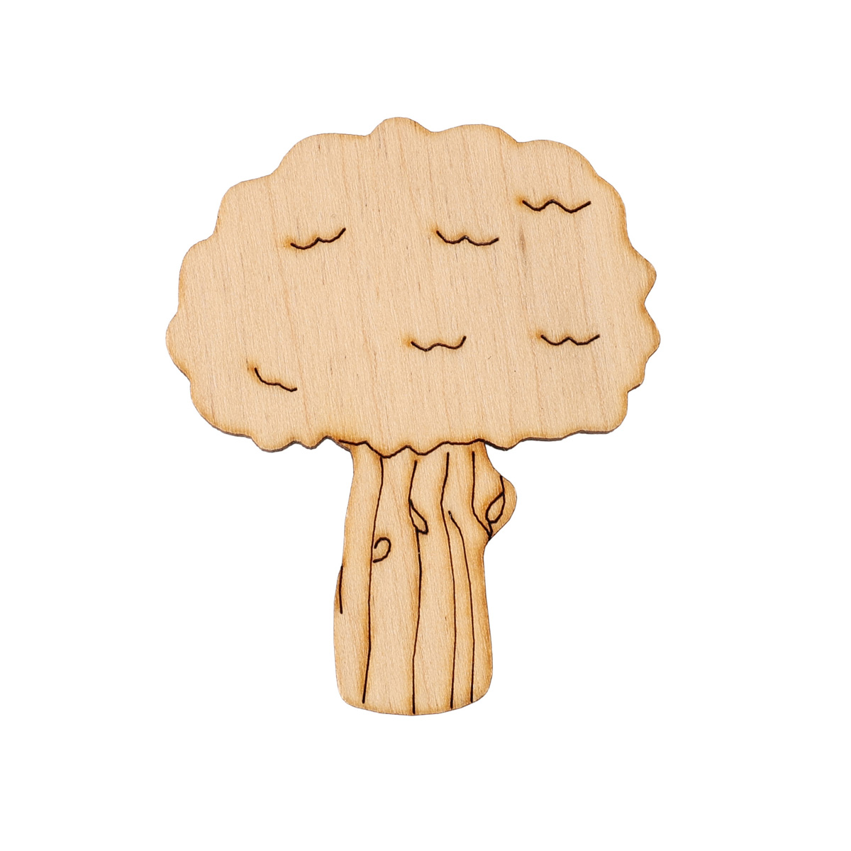 Заготівка дерев’яна "Альпійське село, дерево-3", R091