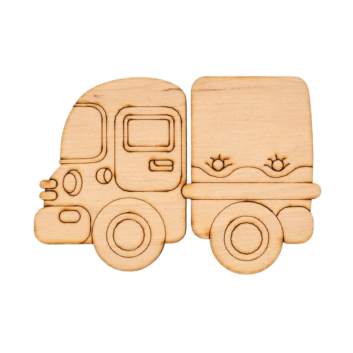 Заготовка деревянная "Детский транспорт - грузовичок", LK10-067