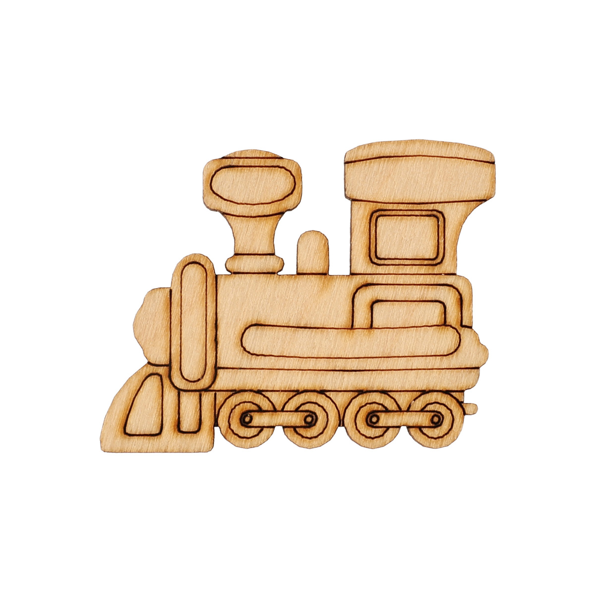 Заготівка дерев’яна "Дитячий транспорт - паровозик", LK10-066М