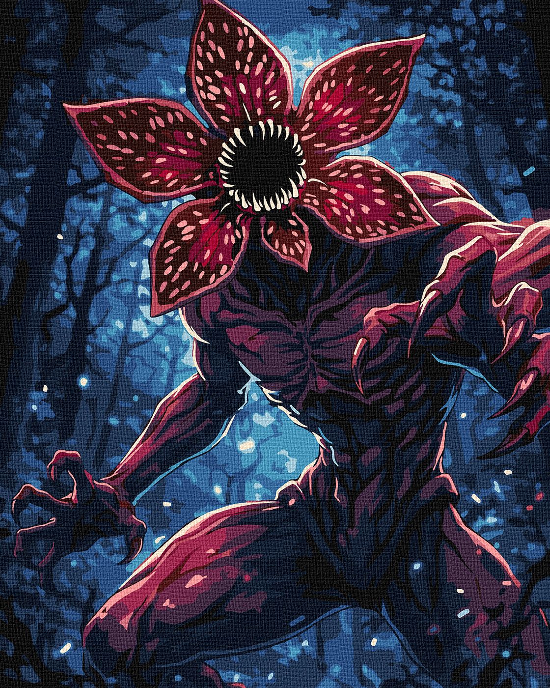 Набір для розпису по номерах  40*50 см "Монстр з фарбами металік extra", KHO5223 ТМ "Ідейка"