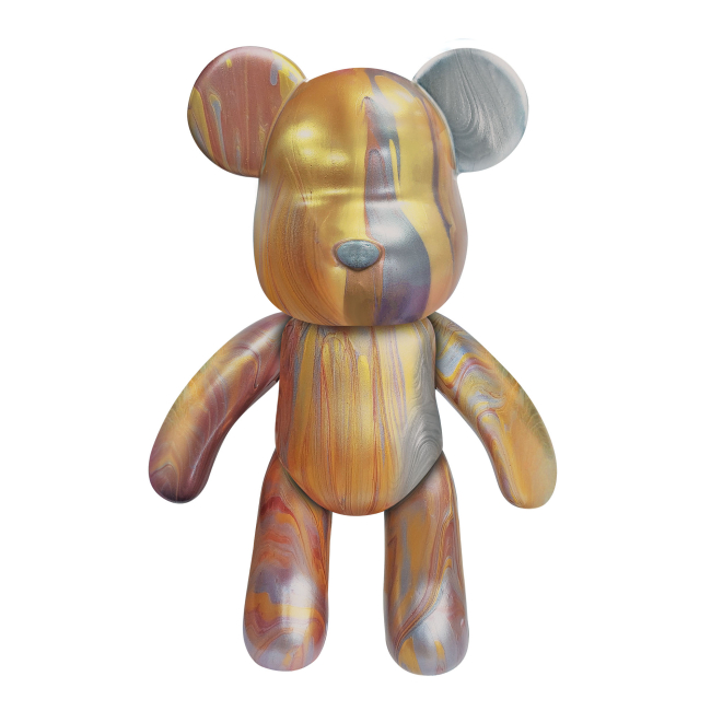 Набор для творчества Pour Palz Флюид Арт - Мишка "Магия металлика" S3 Metallic, GS-G25021 2