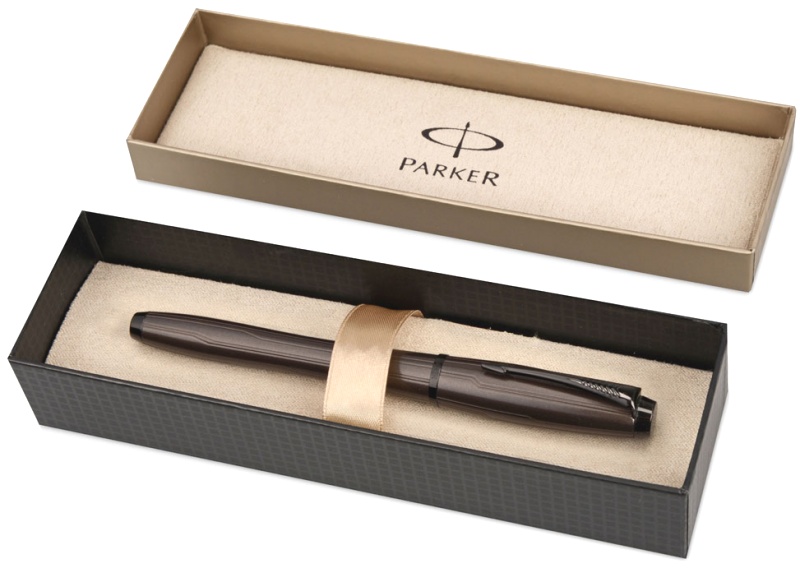 Ручка перо Urban Premium Metalic Brown FP F Parker (F 18K) 21 212K 2