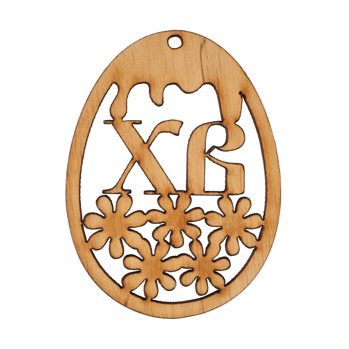 Заготівка дерев’яна Підвіска "Яйце великоднє_8", ПР-П26