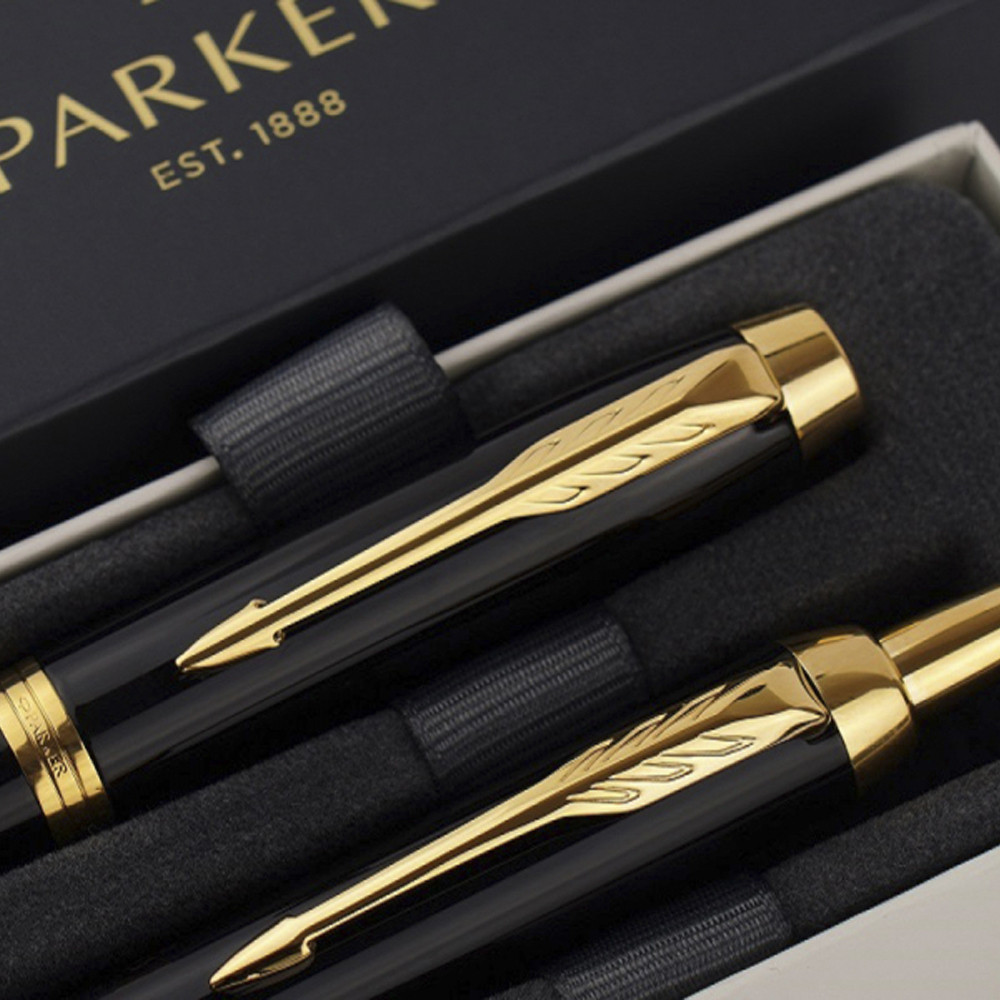 Набір Паркер IM Black позол. перо + кул. у подар. упаковці, 20 392Чb19 6