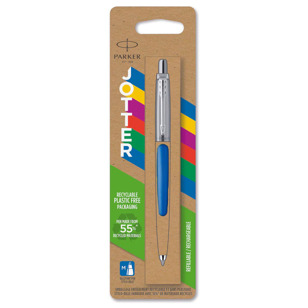 Ручка кульк. Jotter Plastic Blue Parker 15 136, блістер 1