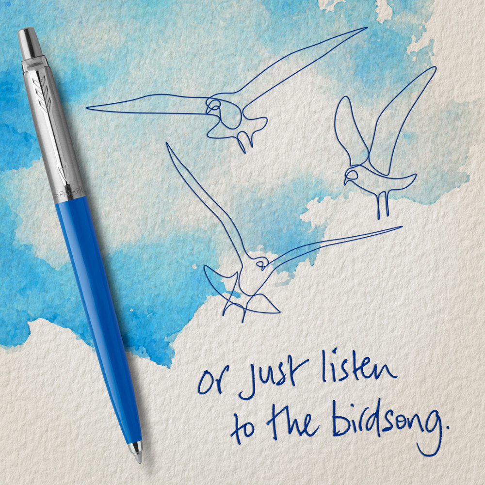 Ручка кульк. Jotter Plastic Blue Parker 15 136, блістер 4