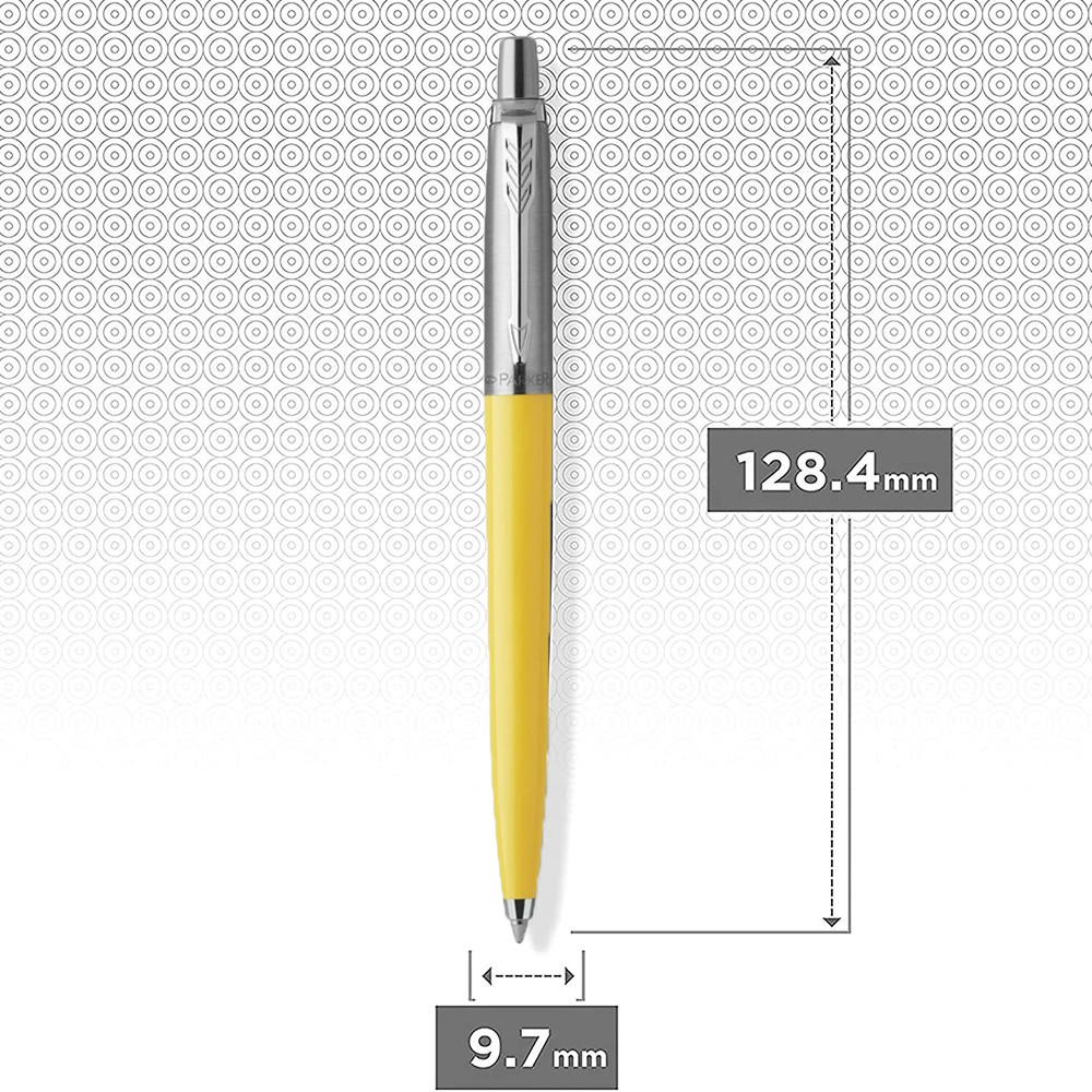 Ручка шарик. Jotter Plastic Yellow Parker 15336, блистер 3