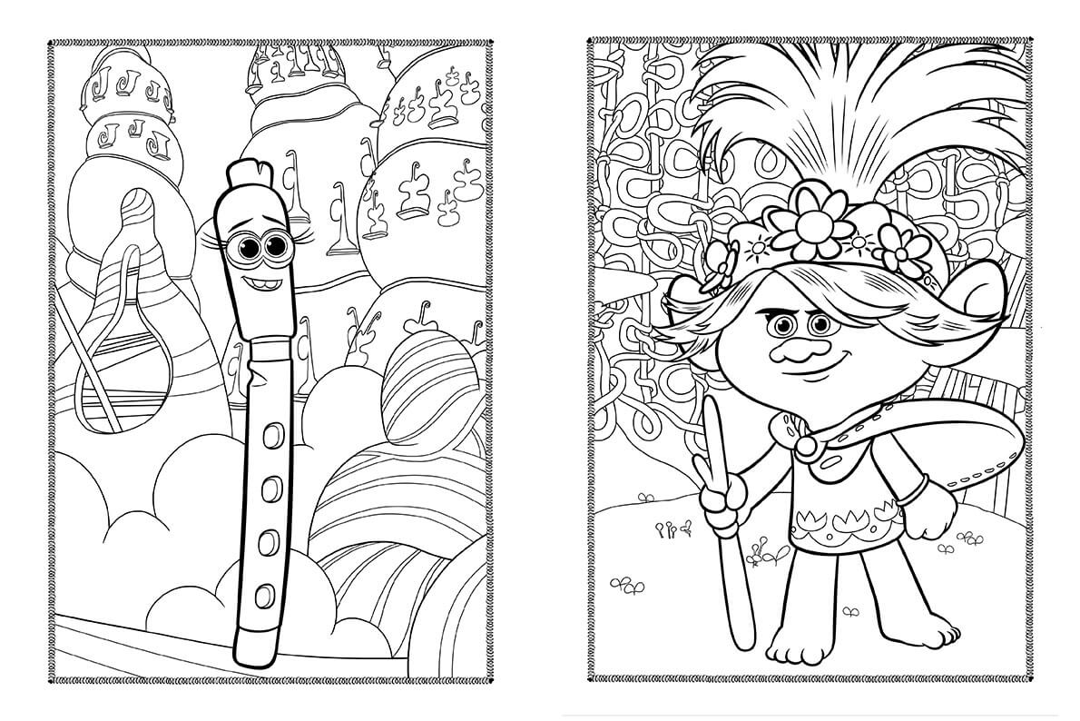 Розмальовка Тролі 2. Кольорові пригоди з наліпками. Риф (у), 409620 2