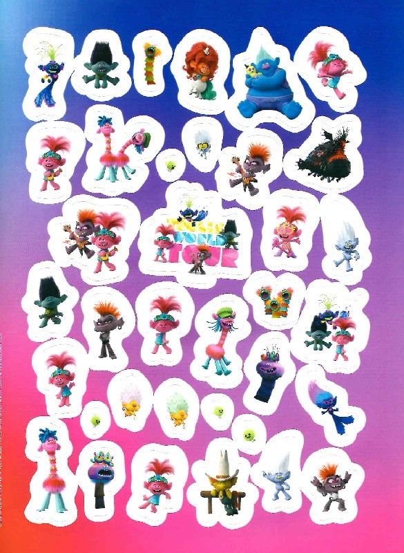 Розмальовка Тролі 2. Тролістичні пригоди. Врубай на повну (у), 436388 6