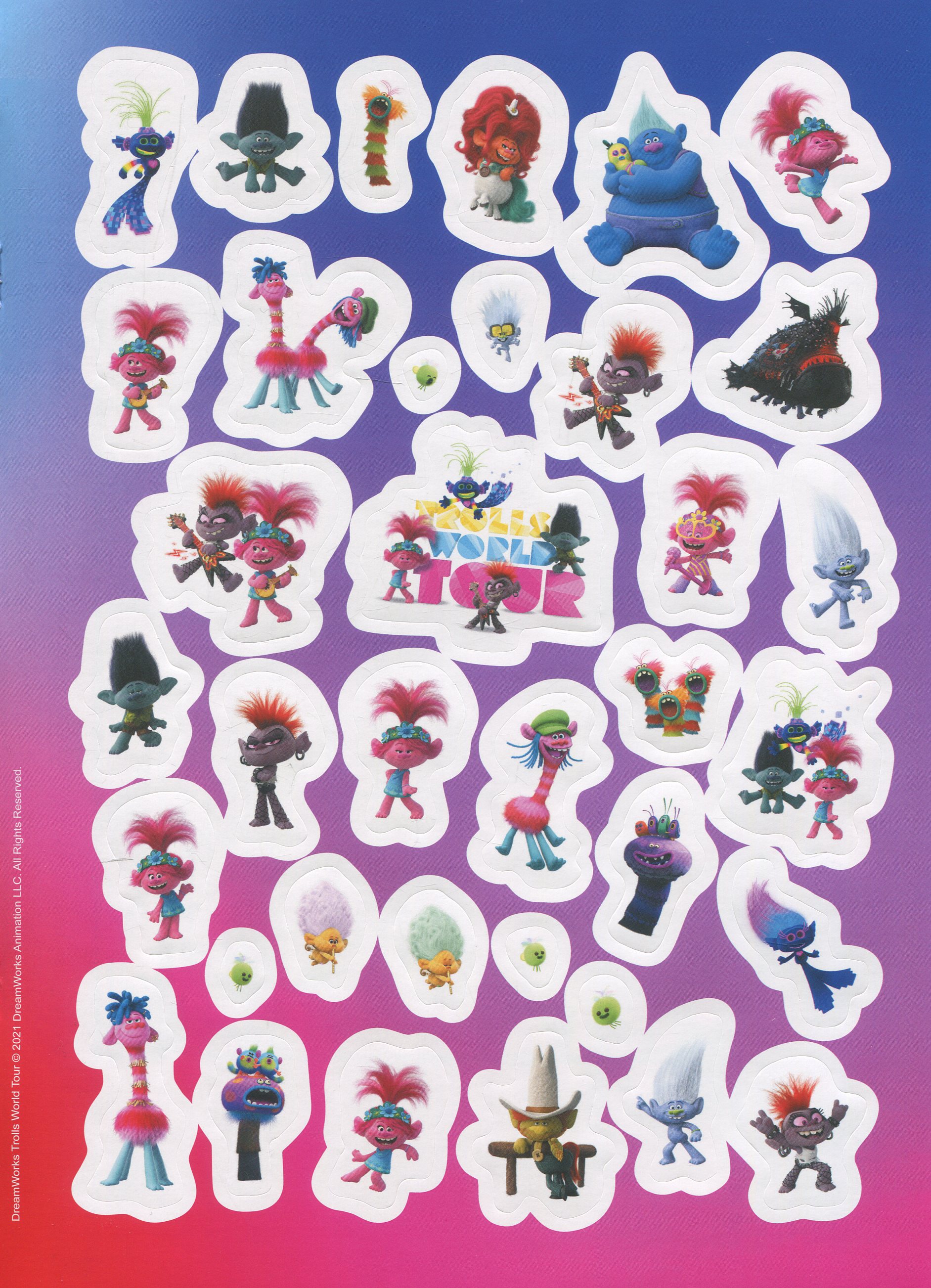 Розмальовка Тролі 2. Тролістичні пригоди. Співай своїм серцем (у), 436389 5