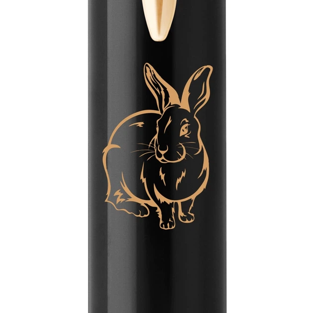 Ручка кульк. IM Black позол. Parker " Чорний Водяний Кролик", 22032_Z203y 2