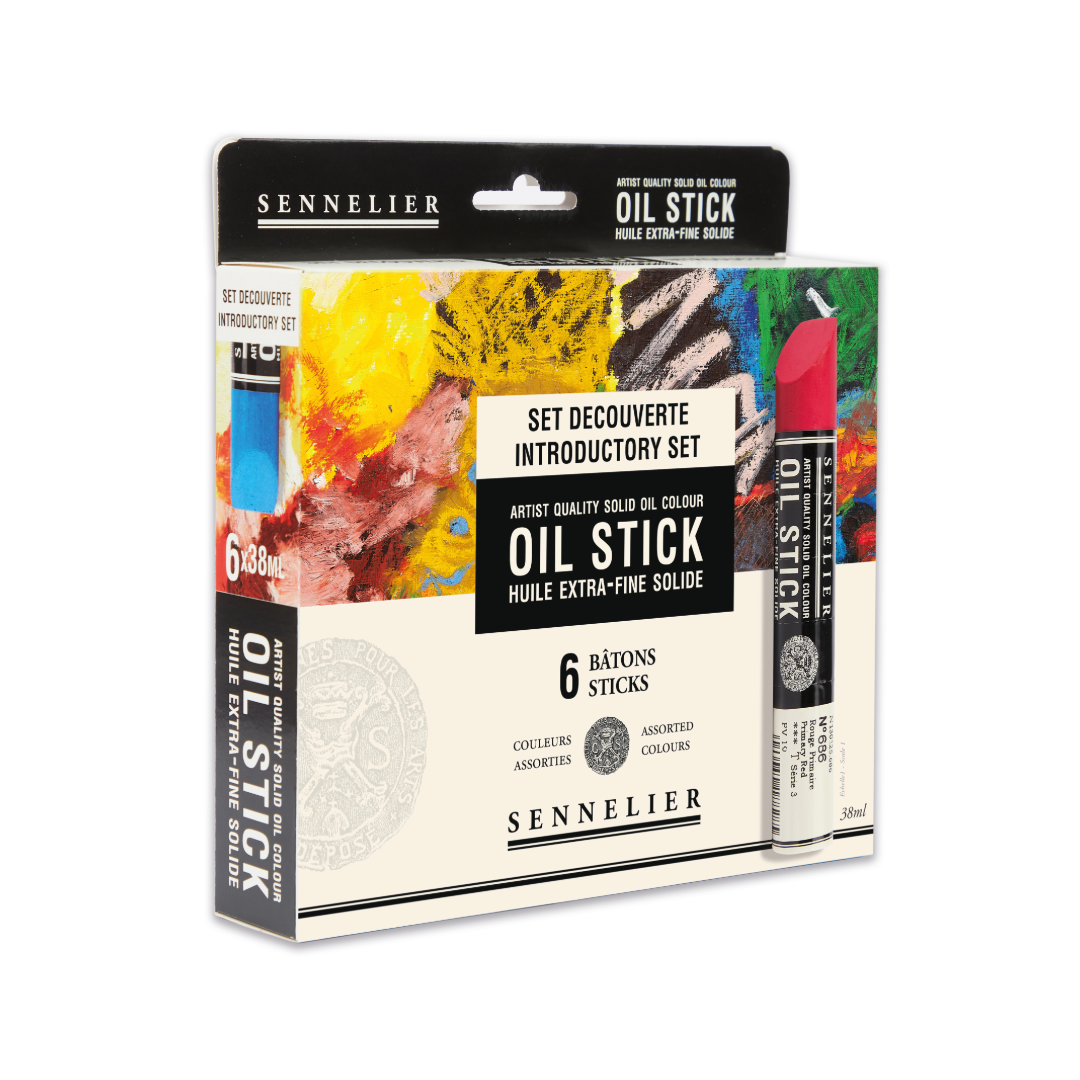 Набір олійної фарби у формі пастелі Sennelier Medium, 6 шт, асорті, N130123 1