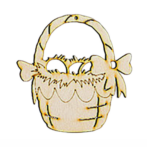 Заготовка деревянная Пасхальная корзина, ПР-П14