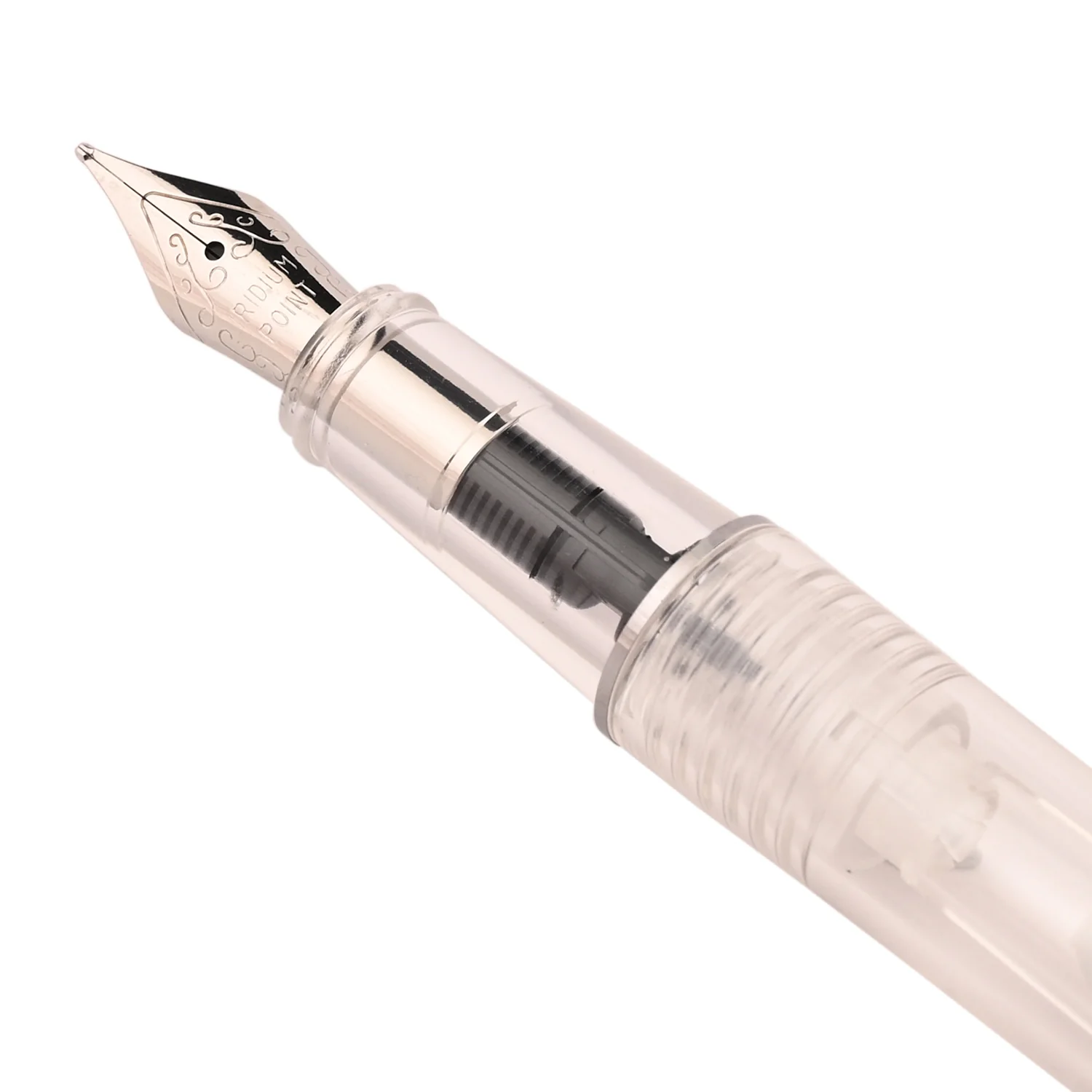 Чорнильна пір’яна ручка з помпою, прозора, 22100T 1