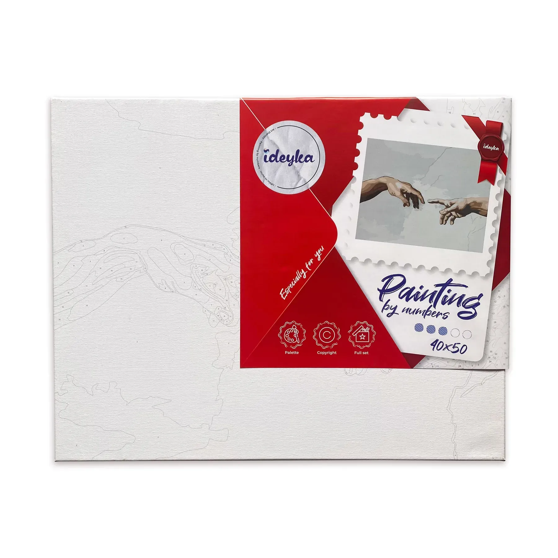 Картина по номерам 40*50 см "Полосатая семейка", KH4295 1