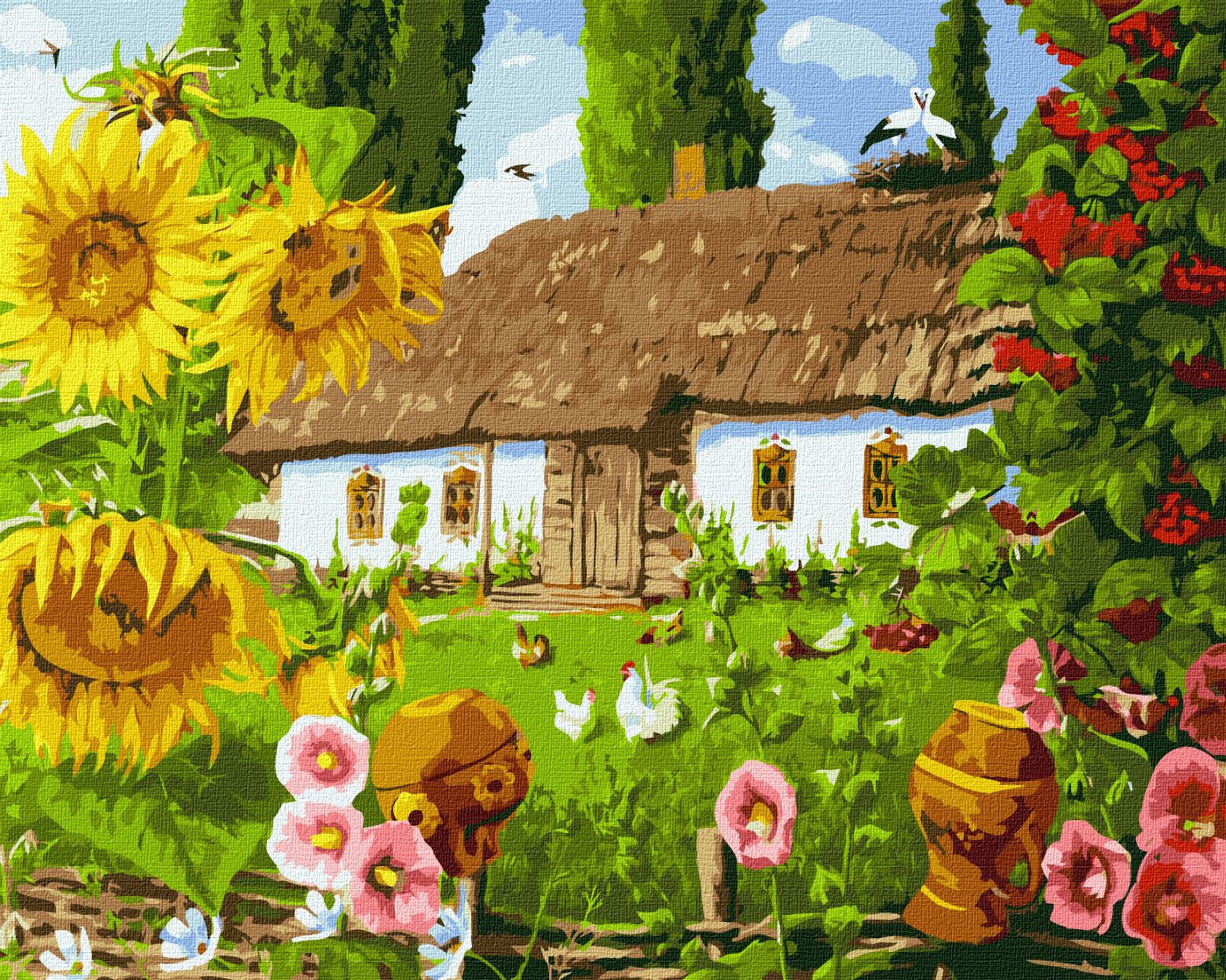 Картина по номерам 40*50 см "Сердцу милый край", KHO6317