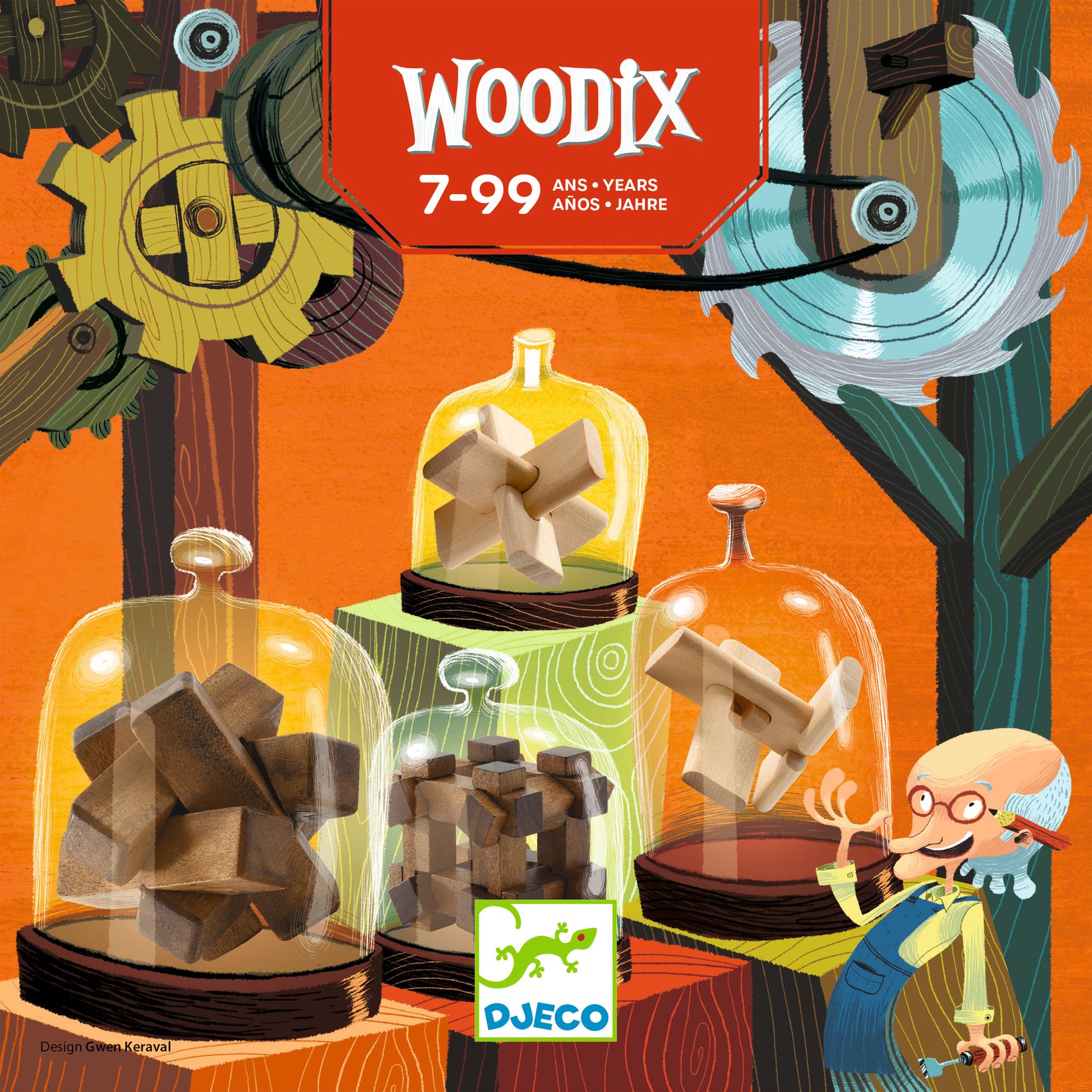 Гра головоломка "Вудікс", DJ08464, DJECO