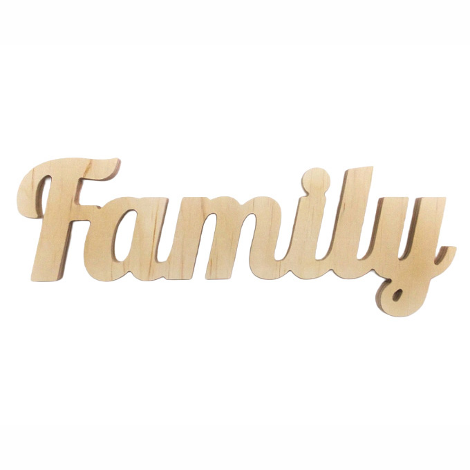 Заготовка Слово "Family", 1138