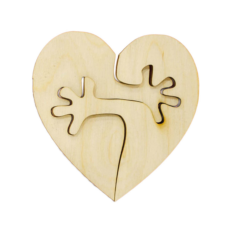 Фігура з фанери "Серце", 10*10 см, 741084