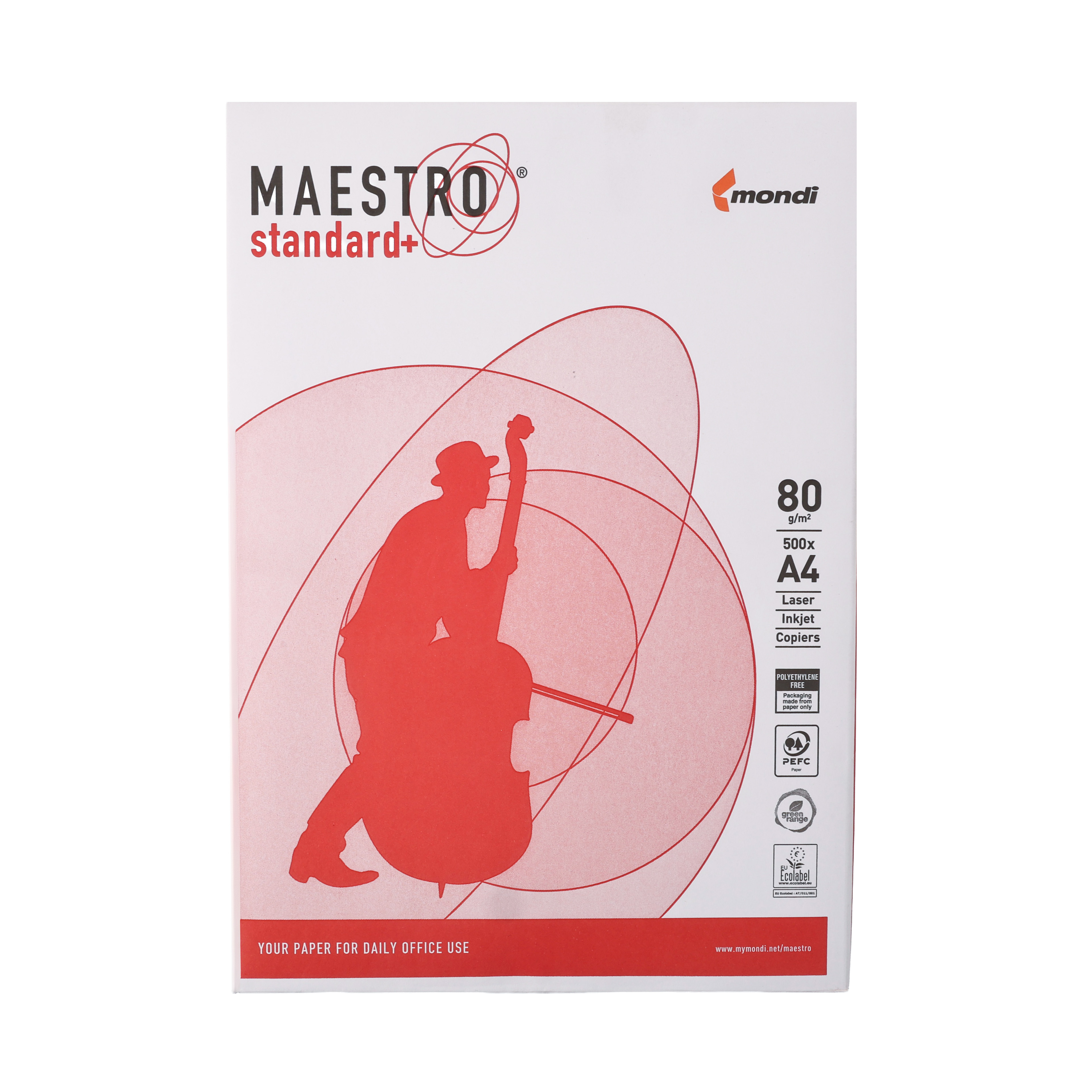 Папір А4 500 арк. 80 г/м2 "Maestro Standard+" (Словаччина), 16.4949